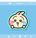 Cute Cartoon Usagi Leather Mouse Pad Desk Mat Office Supplies Kids Gift