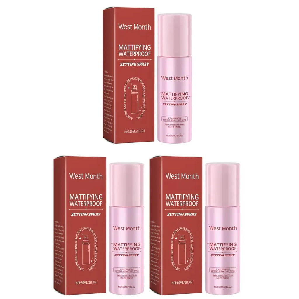 Long Lasting Matte Waterproof Setting Spray for Makeup - Oil Control & Hydrating