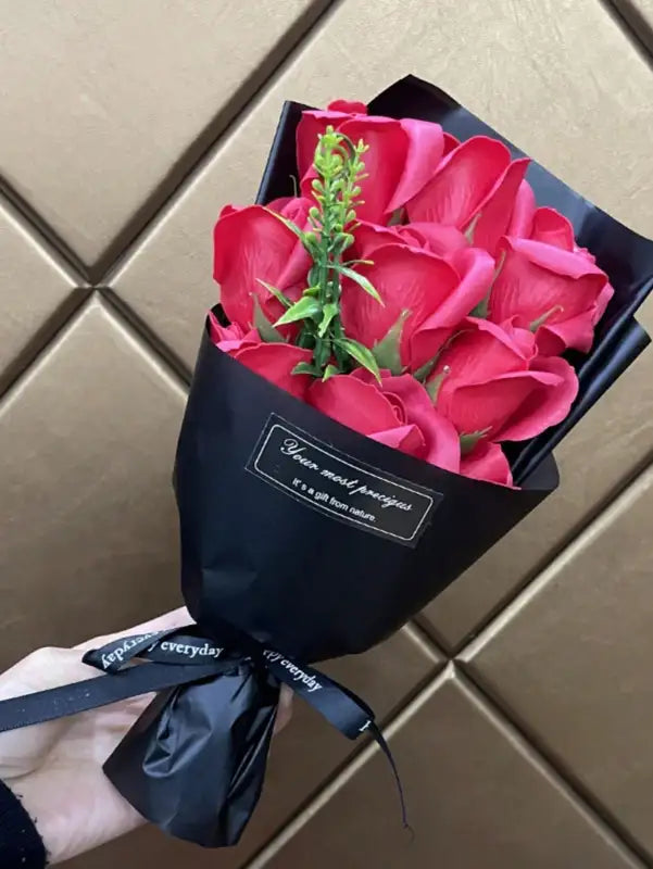 Mini Rose Soap Flower Bouquet - Gift for Mother’s Day, Valentine’s, Wedding, Birthday