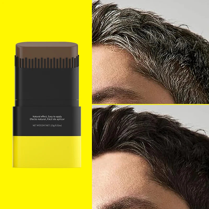 Instant Gray Hair Root Cover Up Stick for Gray White Hair Concealer & Hairline Touch-Up