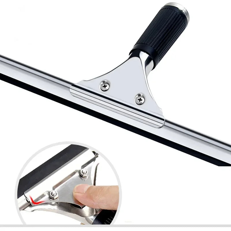 Glass Cleaning Squeegee with Rubber Blade for Windows Shower Bathroom Car - 25/30/35/40cm