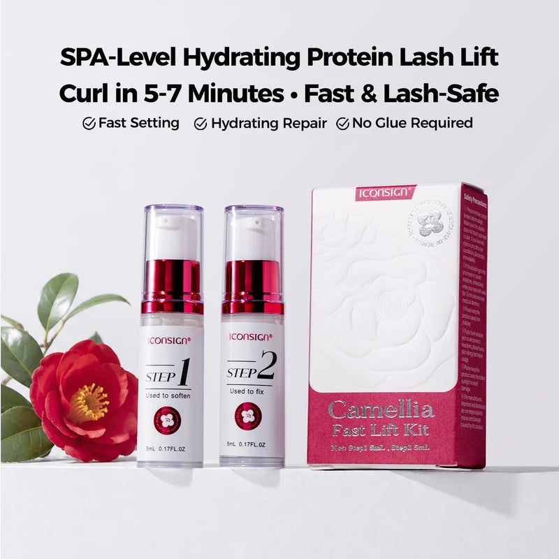 Camellia Fast Lift Perm Kit - 5 to 8 Minutes Easy Makeup & Cosmetic Set
