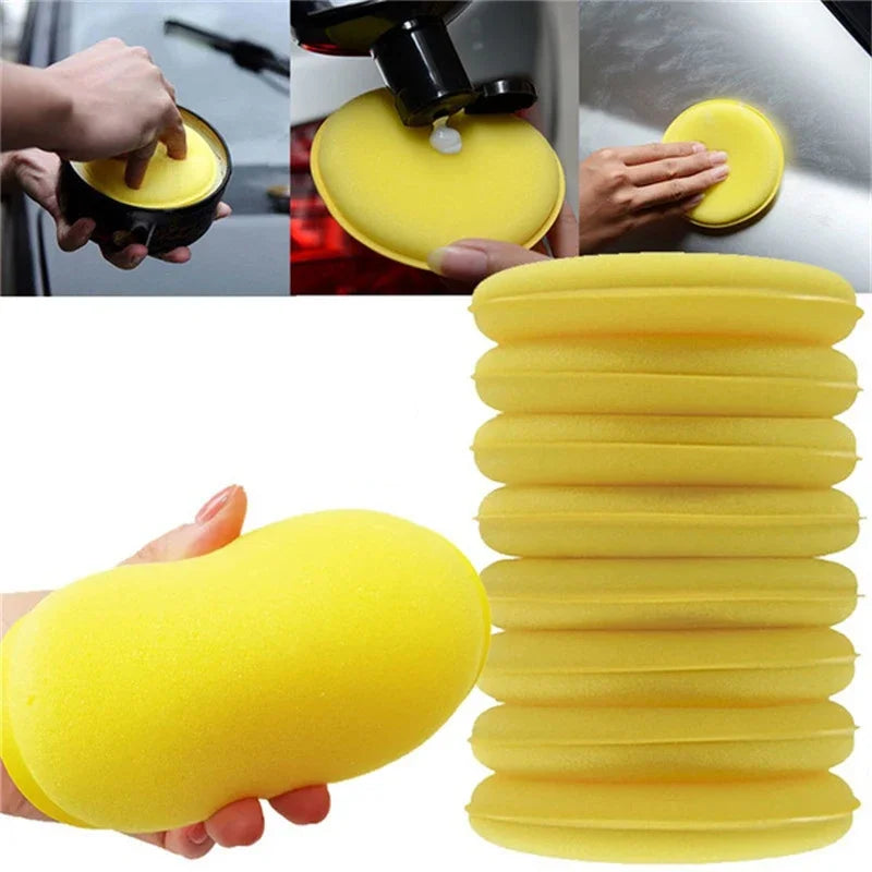 Car Waxing Foam Sponge Pads 12Pcs Soft Applicator Polishing & Cleaning