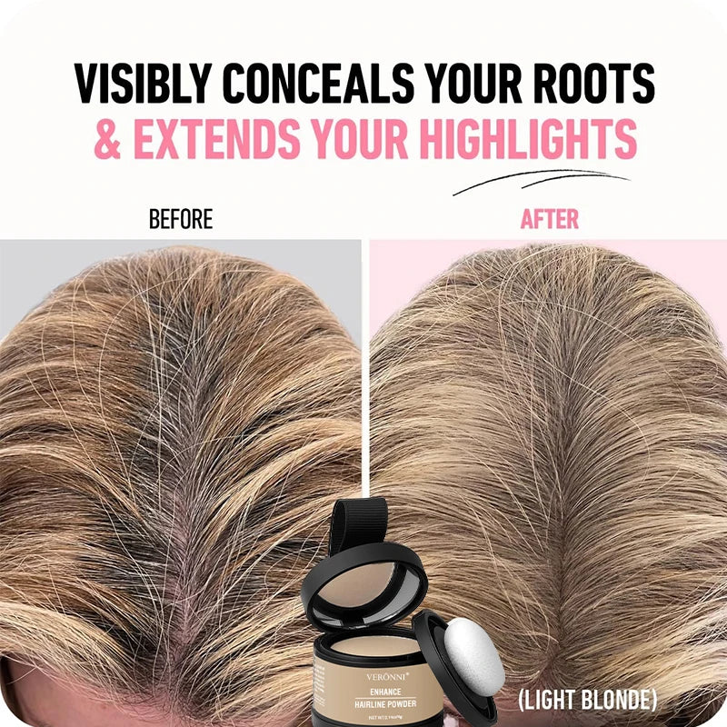 Hairline Concealer Powder for Natural Hair Line Coverage - 14 Colors