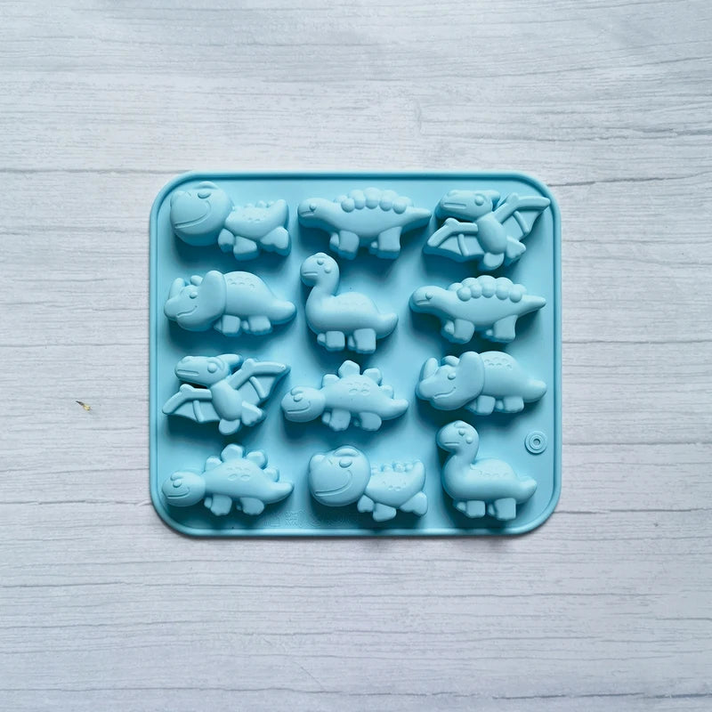 3D Dinosaur Silicone Fondant Mold for Cake Decorating and Crafting