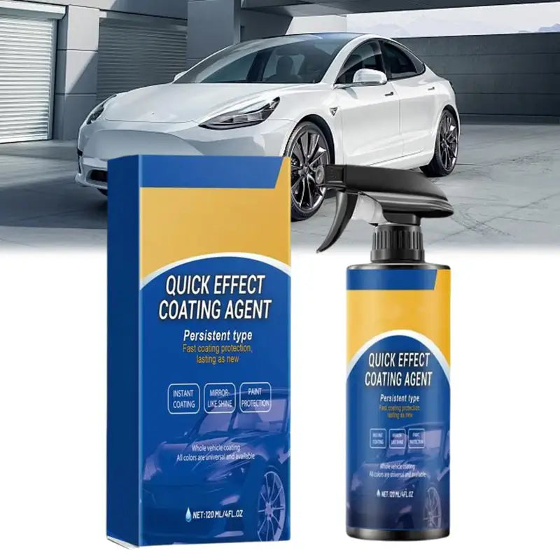Nano Ceramic Car Coating Spray 120ml Quick Protective Wax Polish for Vehicles