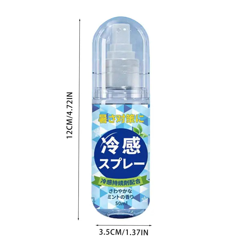 Portable Cooling Spray for Face & Body - Long-Lasting Hydrating Summer Mist