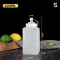 Large Capacity Squeeze Sauce Bottle for Condiments Oil Salad Dressing Kitchen Use