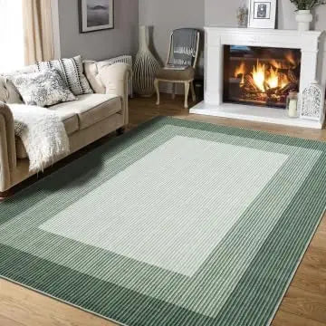 Large 8x10FT Abstract Area Rug for Living Room Bedroom Waterproof Plush Carpet