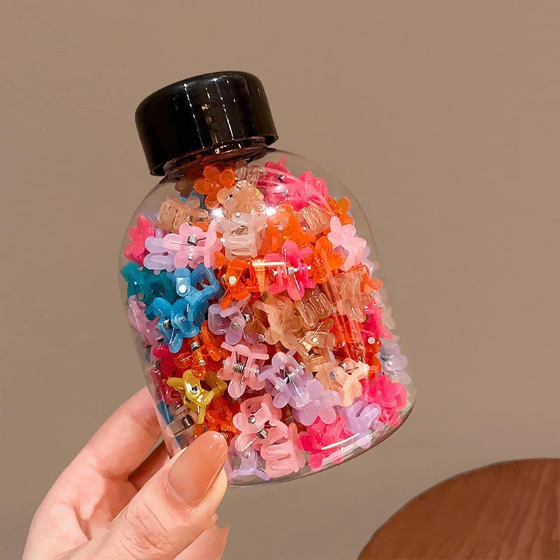 Baby Mini Hair Claw Clips 100Pcs Kids Hair Accessories for Bangs & Broken Hair