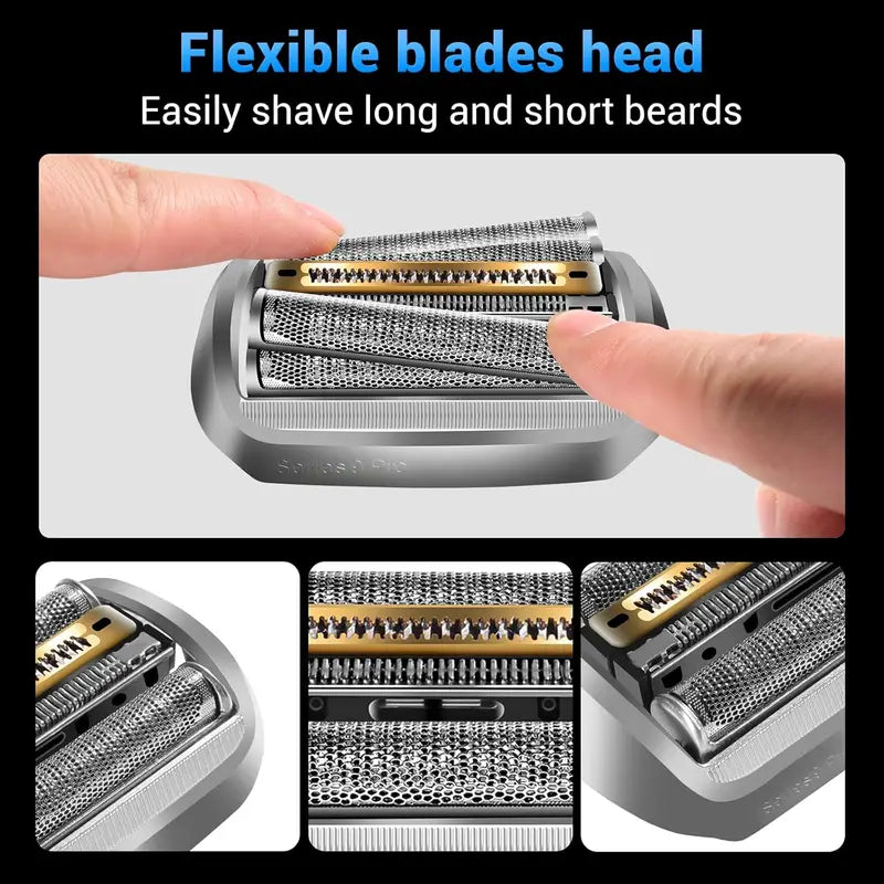 Electric Razor Replacement Head for Braun Series 9 Pro 94M - Compatible with 9030S 9040S 9050CC 9070CC - 1 Pack