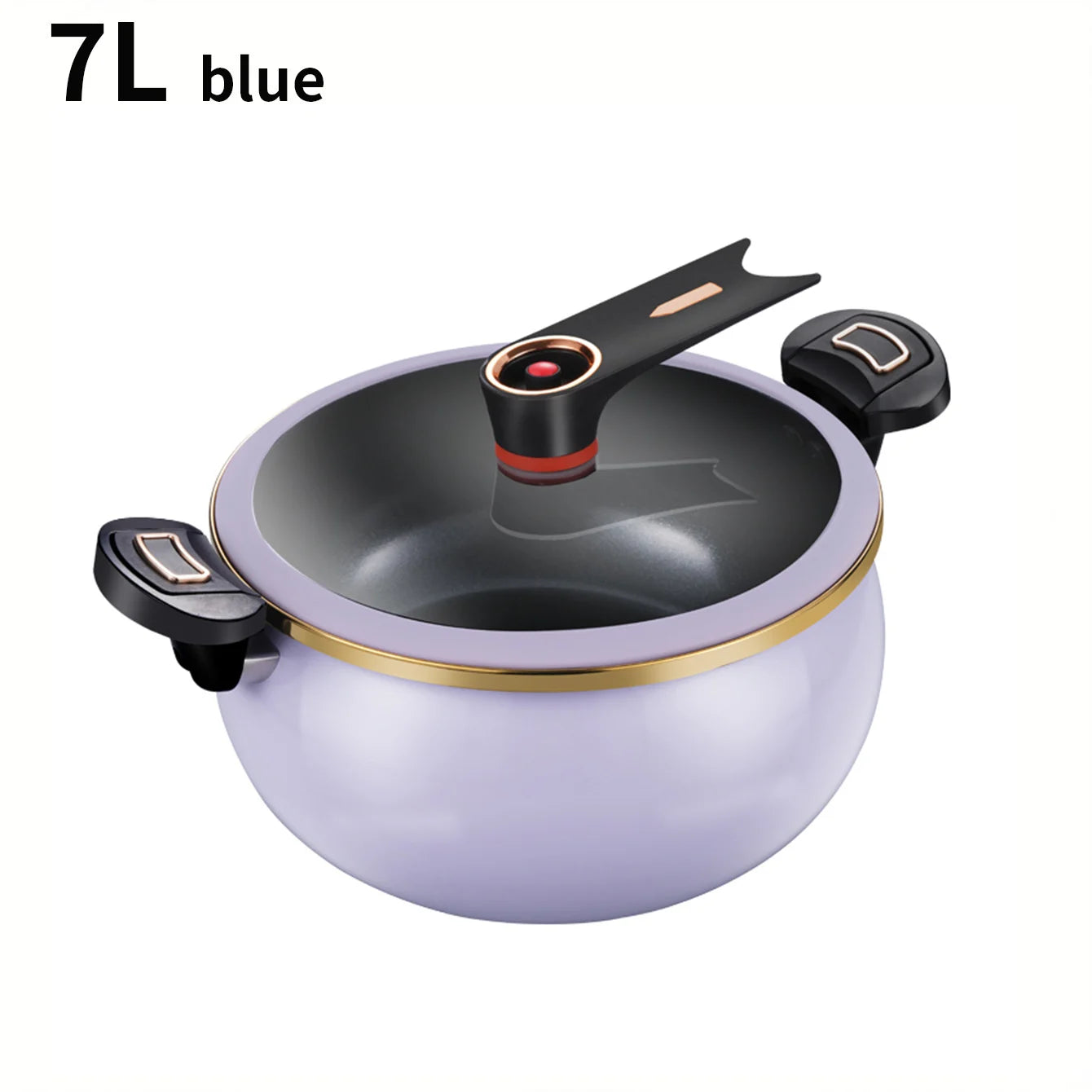 Large Capacity 7L Micro Pressure Cooker, Multi-Functional Non-Stick Pot for Home Use