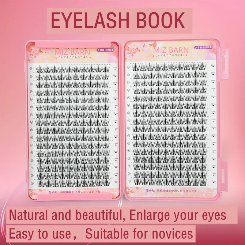 High Capacity 32 Rows Eyelash Extension Clusters for Professional & Personal Use