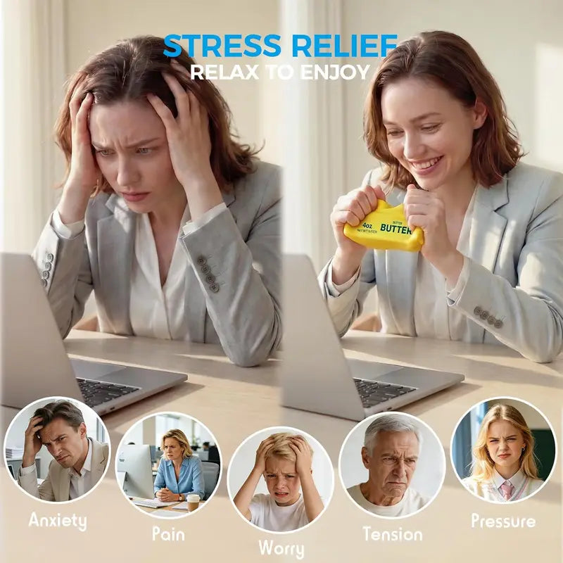 Soft Slow Rebound Butter Stick Stress Relief Gadget - Anti-Anxiety Desk Toy