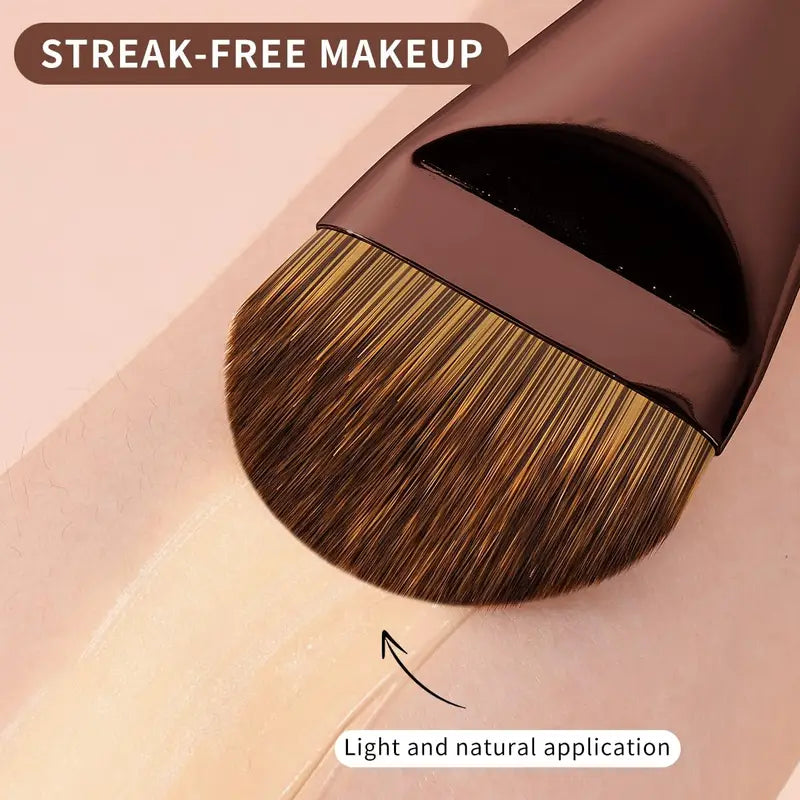 5-Piece Makeup Brush Set with Double-Ended Kabuki Contour Blending Tools