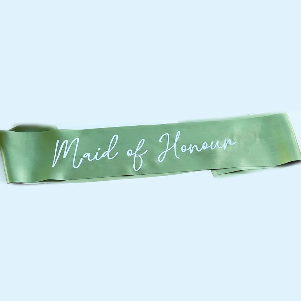 Bride To Be Sash for Bridal Party, Bachelorette & Wedding Engagement Decor