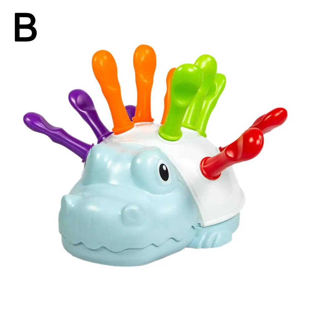 Early Education Hedgehog Toy for Kids 1-3 Years - Fine Motor & Hand-Eye Coordination
