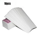 100 Sheets Hair Removal Wax Paper Strips Nonwoven Depilatory Cloth for Waxing