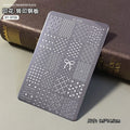Nail Art Stamping Plate 3D Dotting & Line Design Stainless Steel French Nail Template