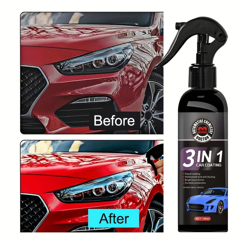 Universal Car Polish and Wax Kit - Scratch-Resistant Shine Protection for All Colors