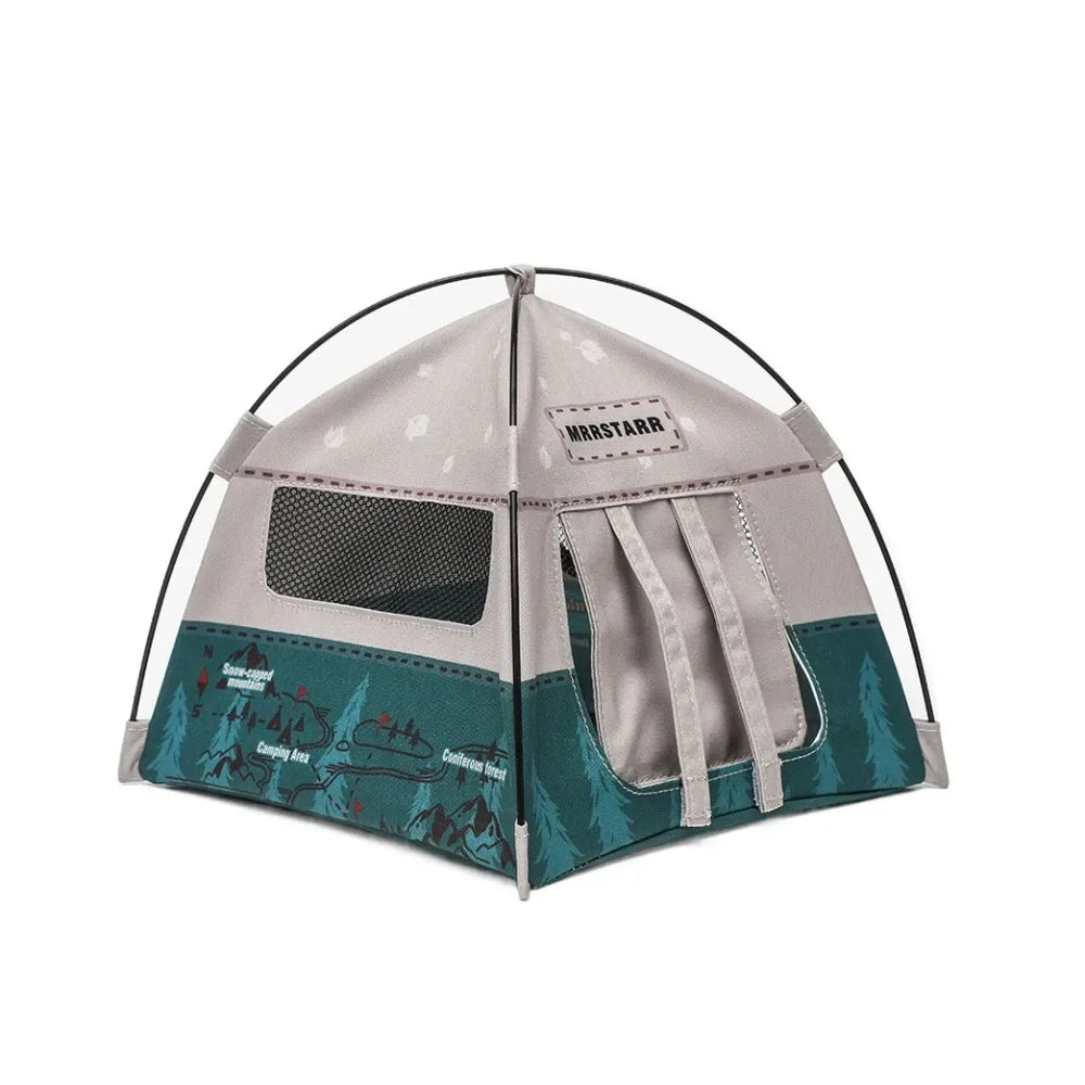 Miniature Camping Tent Model Decoration for Dollhouse & Photo Props - 12 Scale