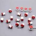 Fruit Drip Oil Charms Set for Jewelry Making - Apple Peach Mango Durian Pendants, Small Alloy DIY Necklace & Earring Charms