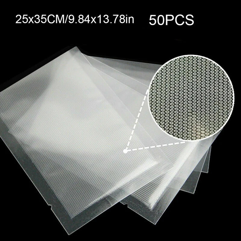 Reusable Vacuum Food Storage Bags Set - BPA-Free Food Preservation Bags