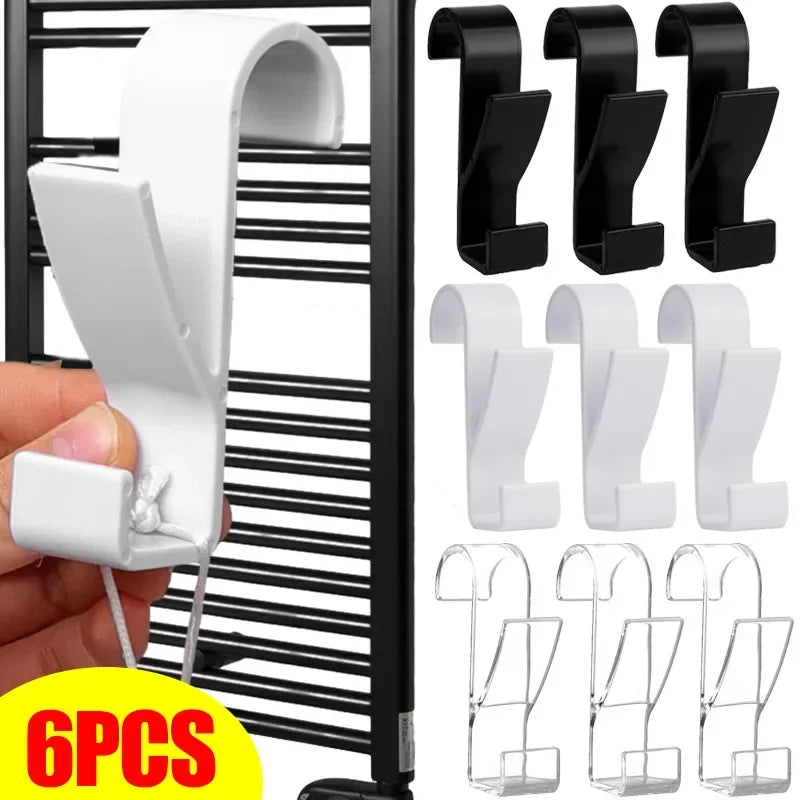 Bathroom Towel Hanger Clips Set - Multi-Color Space-Saving Bathroom Organizer
