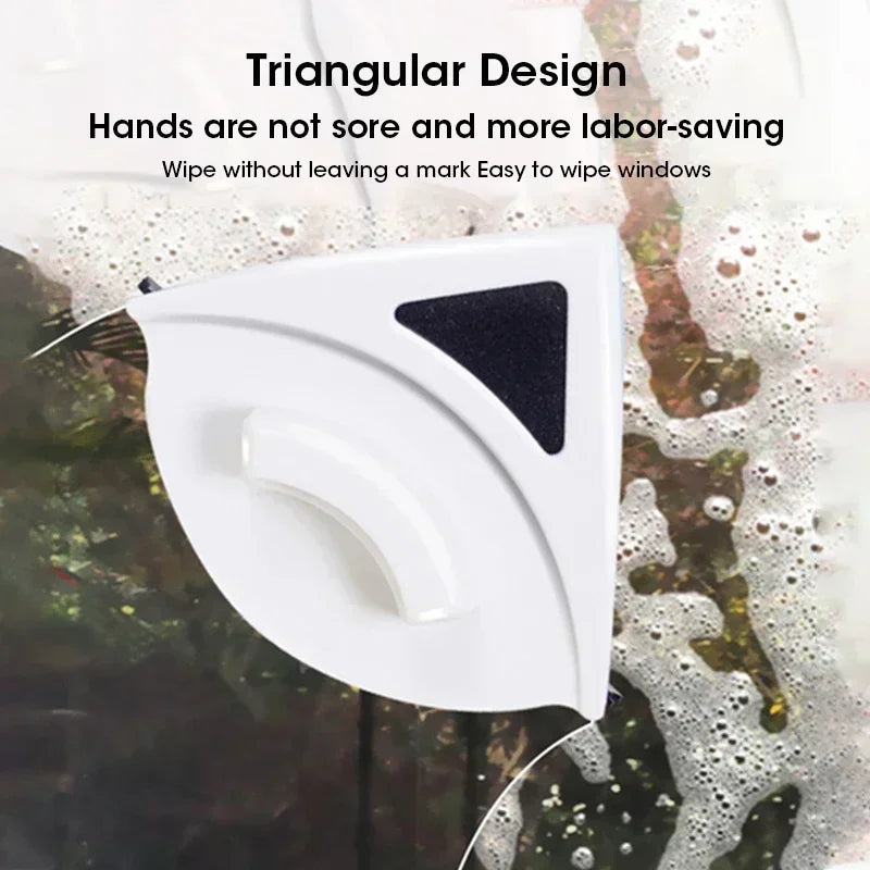 Magnetic Window Cleaner Double Sided for Glass Cleaning, Reusable & Durable