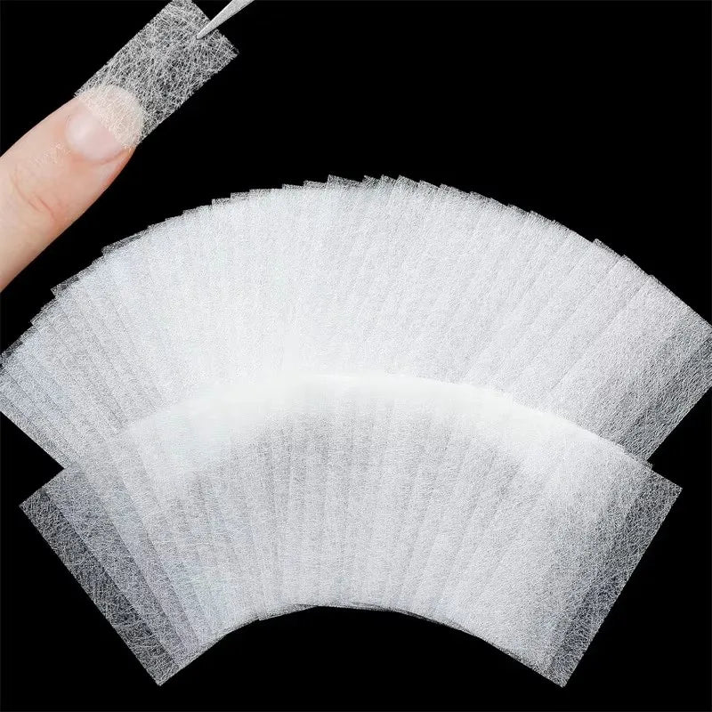 Fiberglass Nail Extension Fibers Non-Woven Gel Nail Art Tools for DIY Manicure
