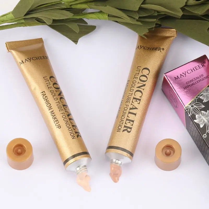 Waterproof Hypoallergenic Face Concealer & Foundation Set - Long Lasting Makeup