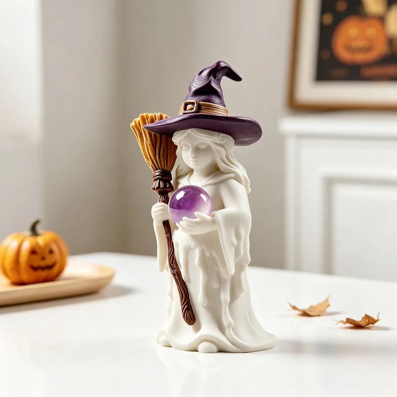 Halloween Witch Silicone Mold for Candle Making Resin Crafts Home Decor