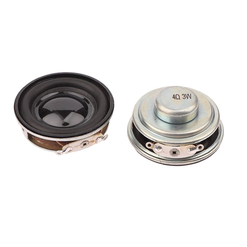 2-Pack 1.5 Inch 40MM Mini Portable Full Range Speakers for DIY Projects