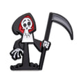 Cartoon Grim Reaper Enamel Brooch Pin Halloween Jewelry Gift Metal Badge
