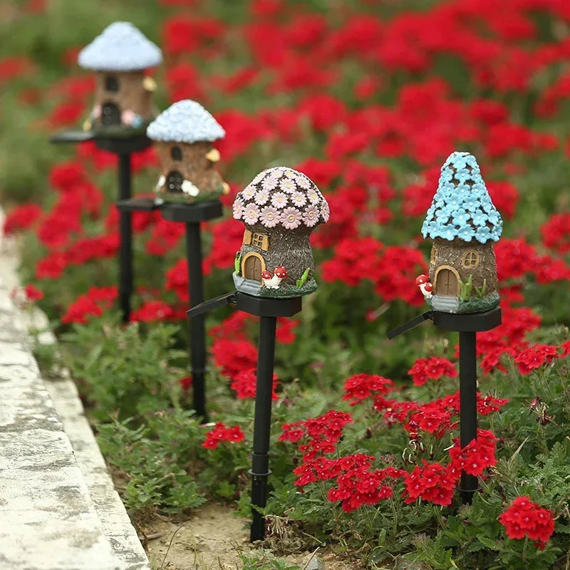 Solar Owl Garden Lamp Outdoor Decorative LED Light Waterproof Yard Decor