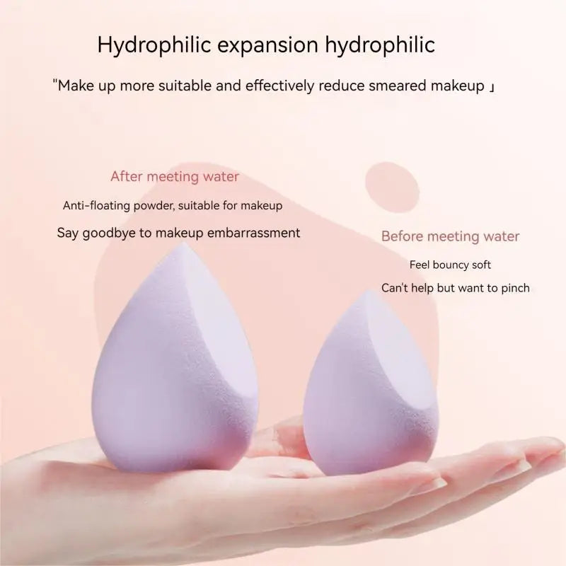 4PCS Makeup Sponge Set - Seamless, Hygienic, Smudging-Resistant Egg Beauty Blenders