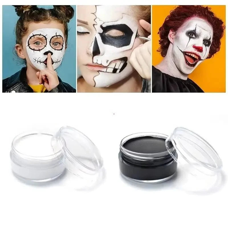 Professional 10g Face & Body Paint Kit for Halloween & Cosplay - Multiple Colors