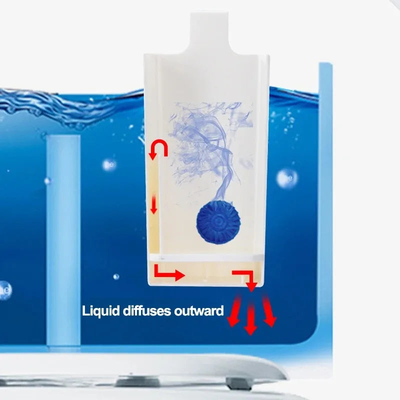 Toilet Bowl Cleaner Buffer Box - Slow-Release Dispenser for Toilet Tanks