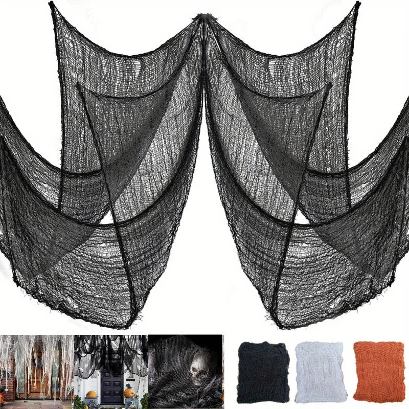 Halloween Creepy Decoration Gauze 30x72 Inch Indoor Outdoor Horror Decor