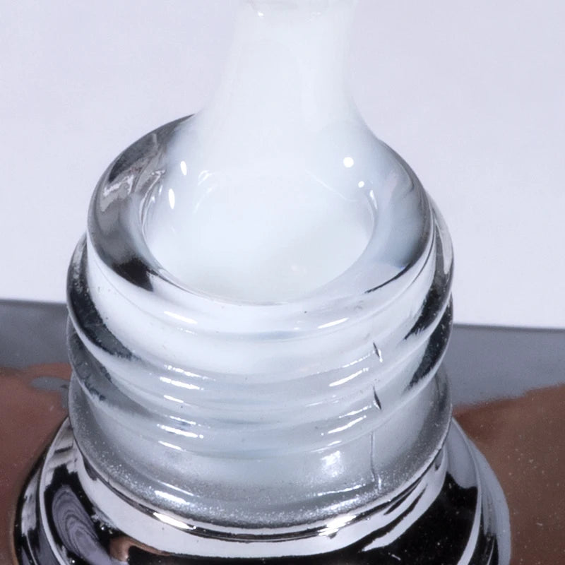 Milky White UV Gel Top Coat for Nails - Semi-Permanent Nail Polish 15ML