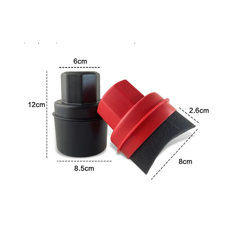Car Wheel Polishing Waxing Sponge Brush with Cover for Tire Cleaning and Detailing