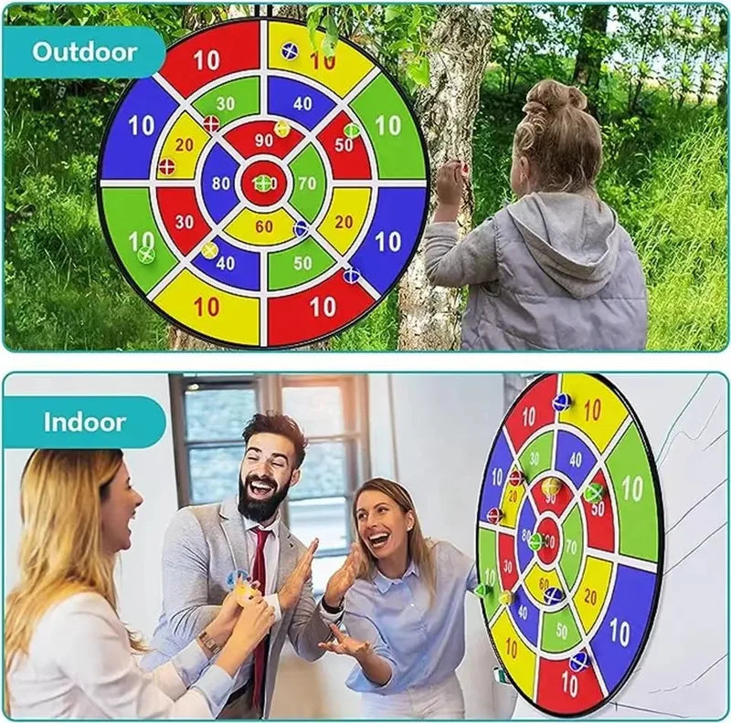 Children's Large Dart Board Indoor Outdoor Family Game Educational Sports Toy