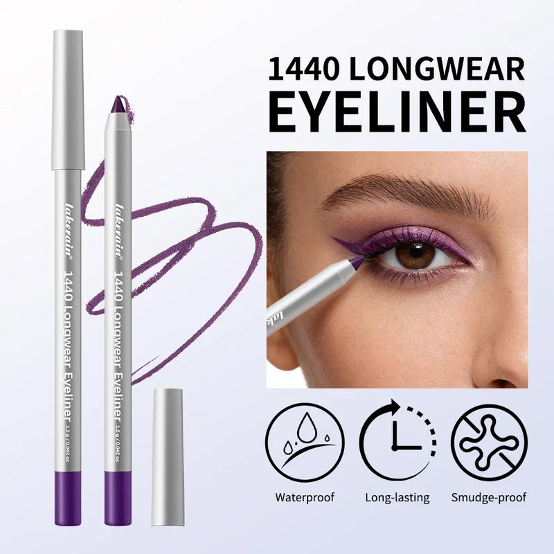 Waterproof Eyeliner Pen - Smudge-Proof, Quick-Drying, Long-Lasting for Precise Eye Makeup