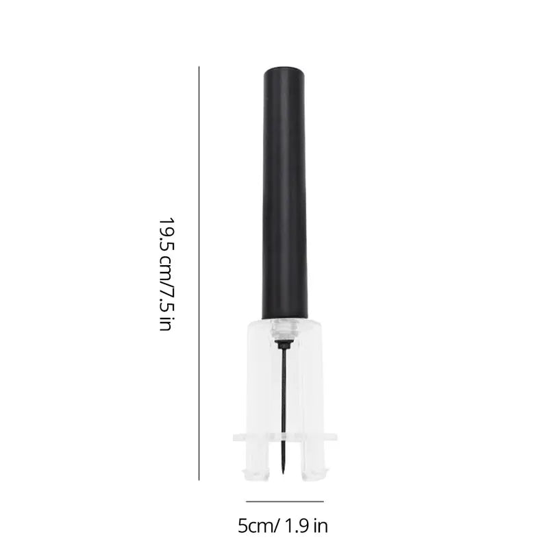 Air Pressure Wine Opener Set - Manual Aluminum Corkscrew for Bottles & Cylinders