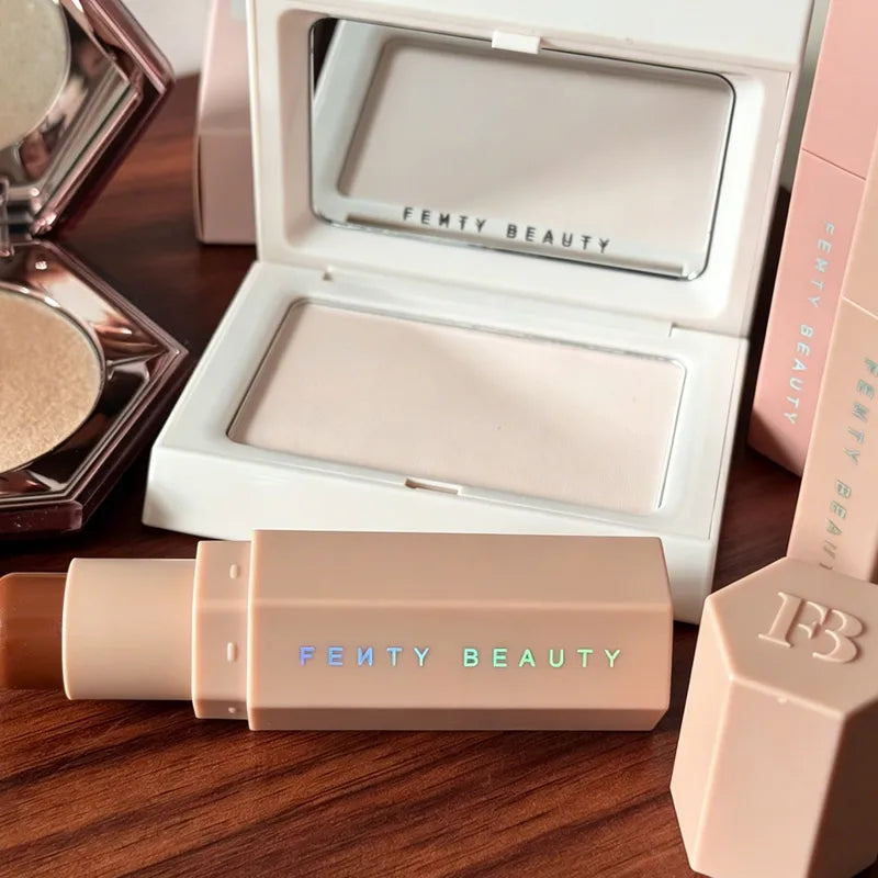 Face Powder & Contour Stick Set - Portable Makeup with Multiple Colors