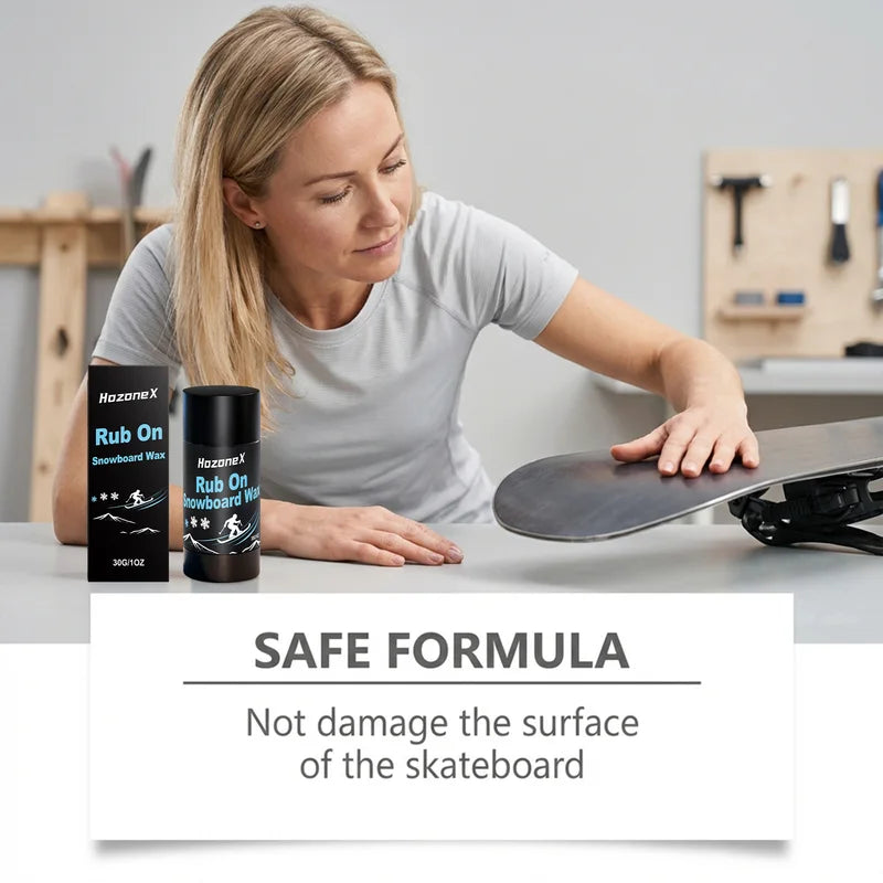 All-Terrain Ski Wax - Quick Apply Glide-Enhancing, Wear-Resistant Formula for Daily Ski Maintenance