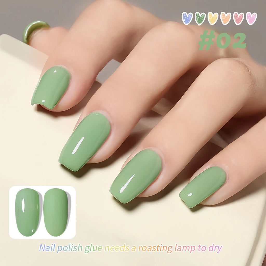 12Pcs Lemon Yellow Mustard Feather Nail Art Decorations - Gel Nail Polish Series
