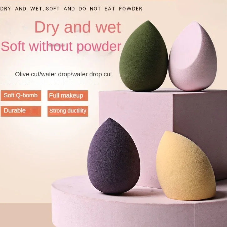 Makeup Blender Sponge Cushion Foundation Powder Puff - Soft Dual-Use Beauty Tool