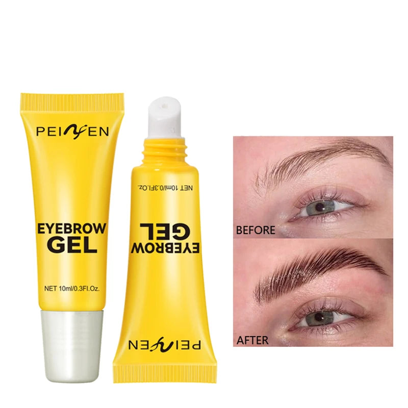 Eyebrow Shaping Gel with Brush - Strong Hold & Long-Lasting Natural Look