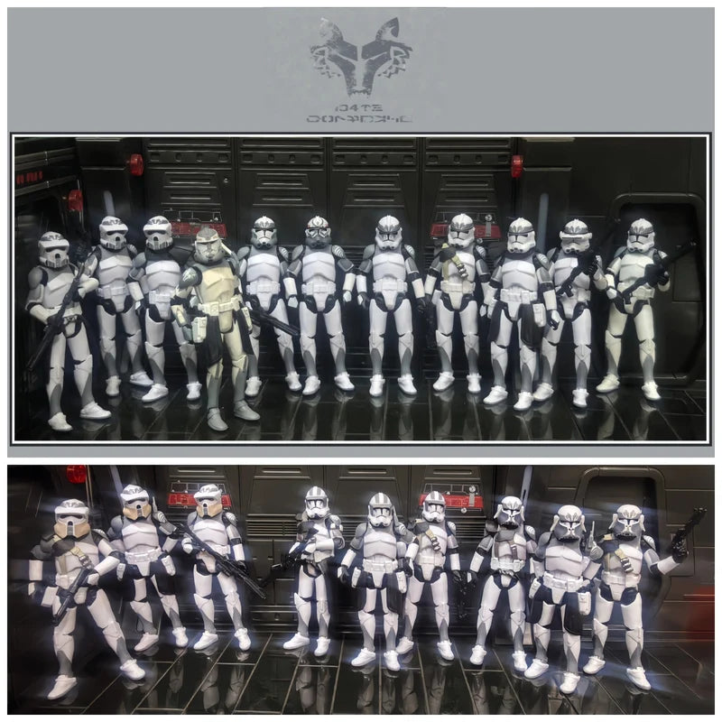 Star Wars 3.75 Inch Action Figures - Troopers, Wolfpack & Airborne Models